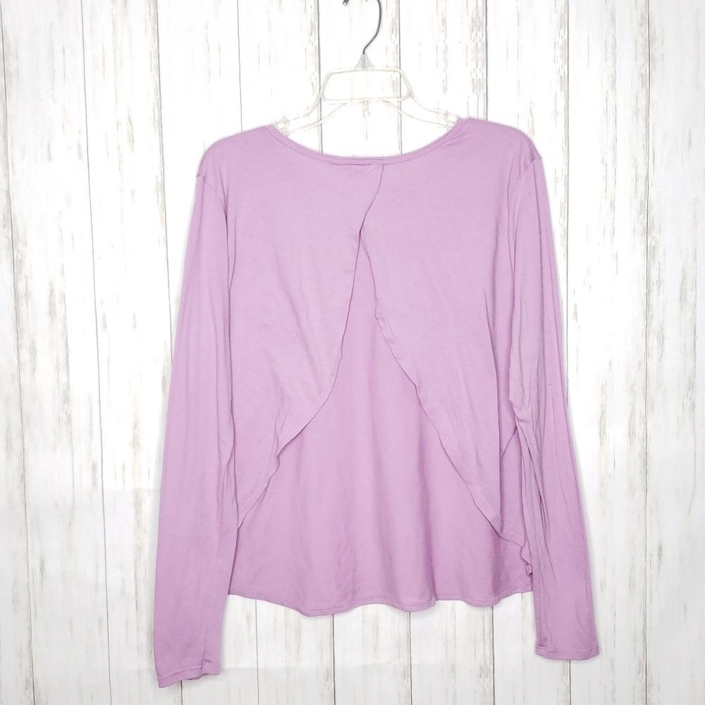 Fabletics Longsleeve Open Back Top Size Xxl - image 4